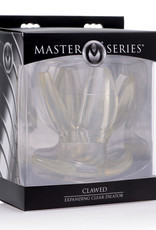 XR Brands Master Series Clawed Expanding Clear Dilator