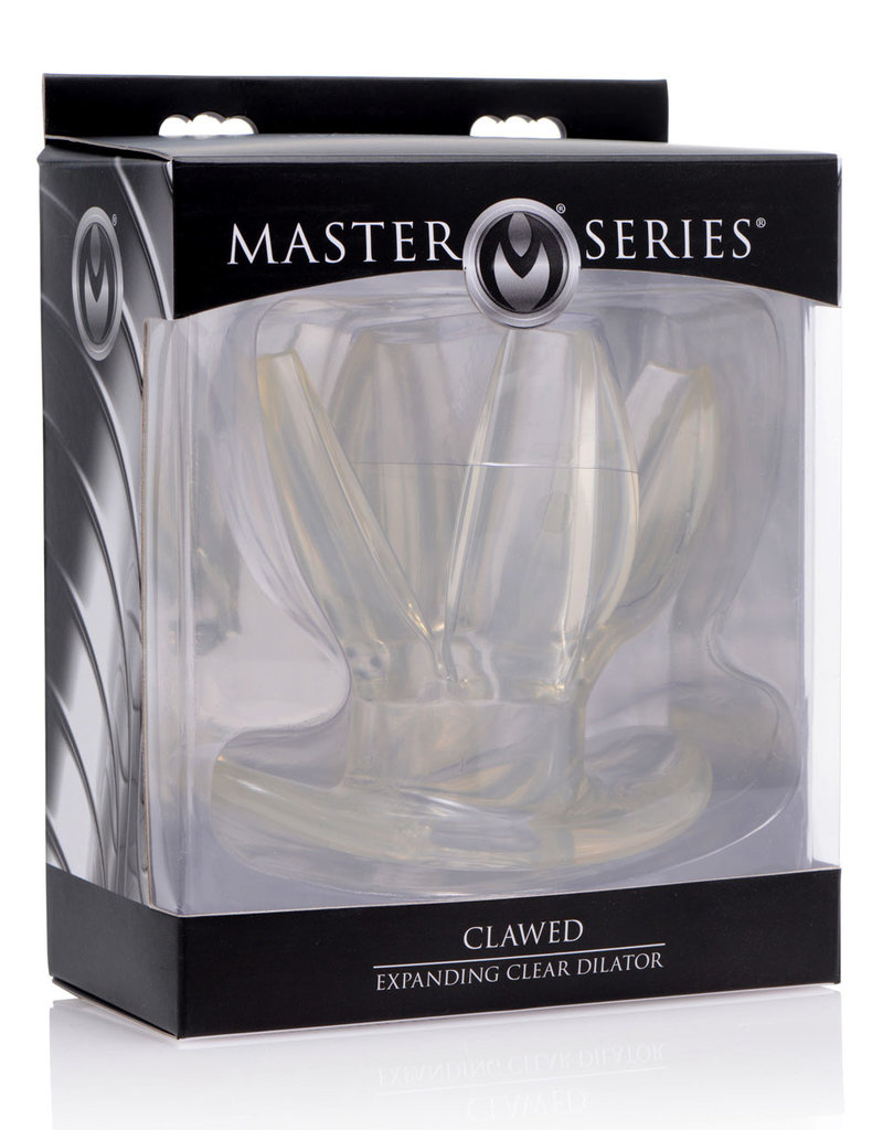 XR Brands Master Series Clawed Expanding Clear Dilator
