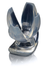 XR Brands Master Series Clawed Expanding Clear Dilator