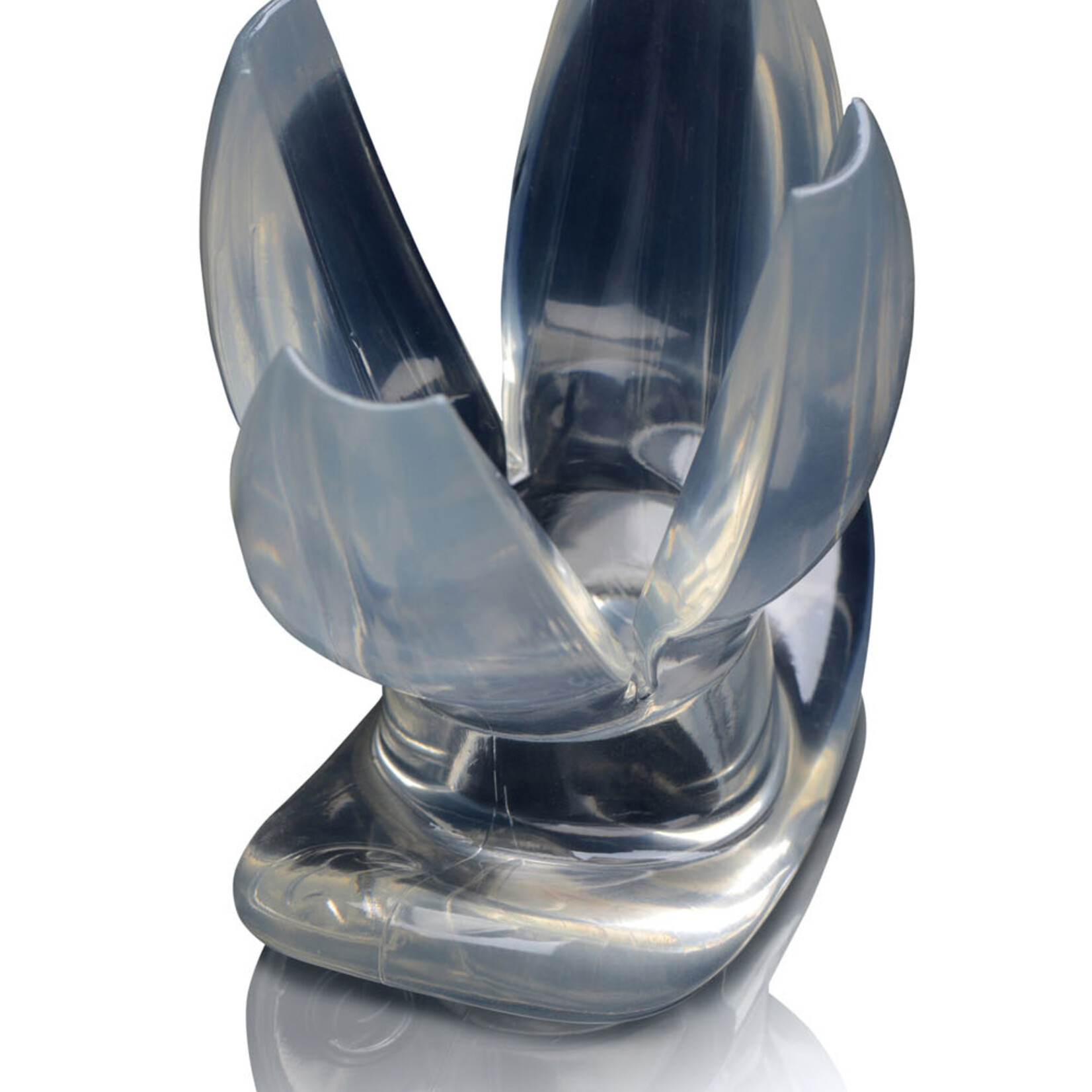 XR Brands Master Series Clawed Expanding Clear Dilator