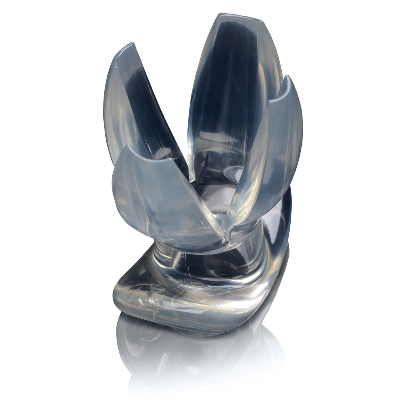 XR Brands Master Series Clawed Expanding Clear Dilator