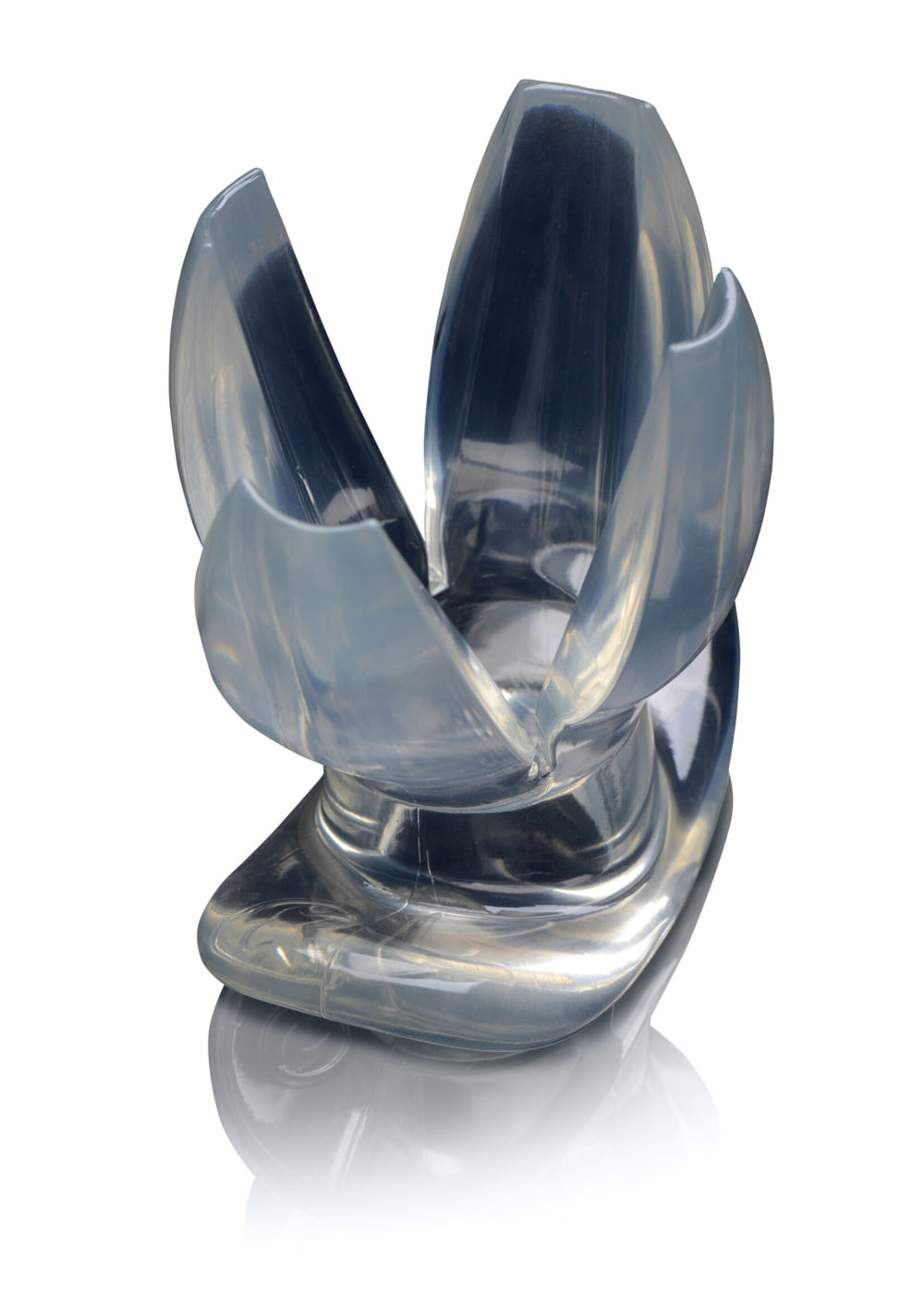 XR Brands Master Series Clawed Expanding Clear Dilator