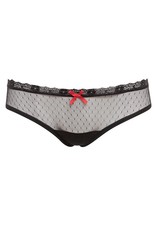 Barely Bare Barely Bare Peek A Boo Butt Panty Black One Size