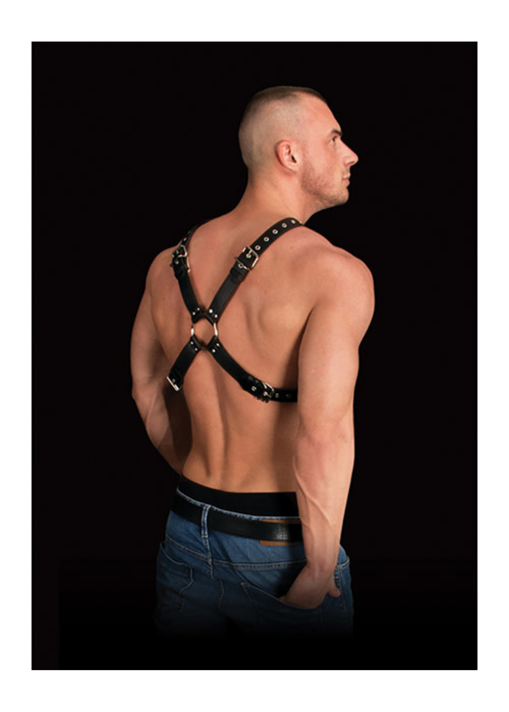 Shots Ouch! Shots Ouch Adonis High Halter - Black