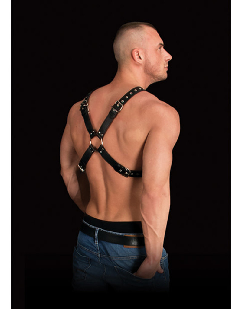 Shots Ouch! Shots Ouch Adonis High Halter - Black