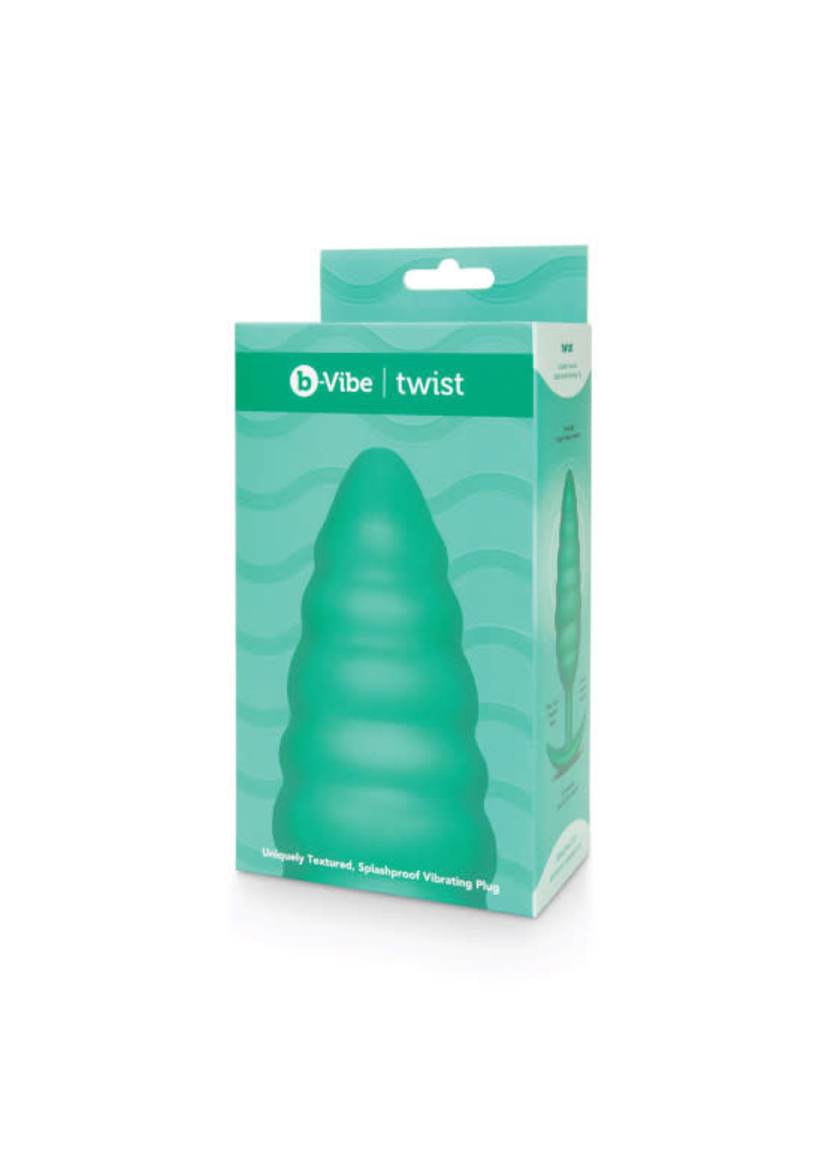 B-Vibe B-Vibe Texture Plug Twist Green (Large)