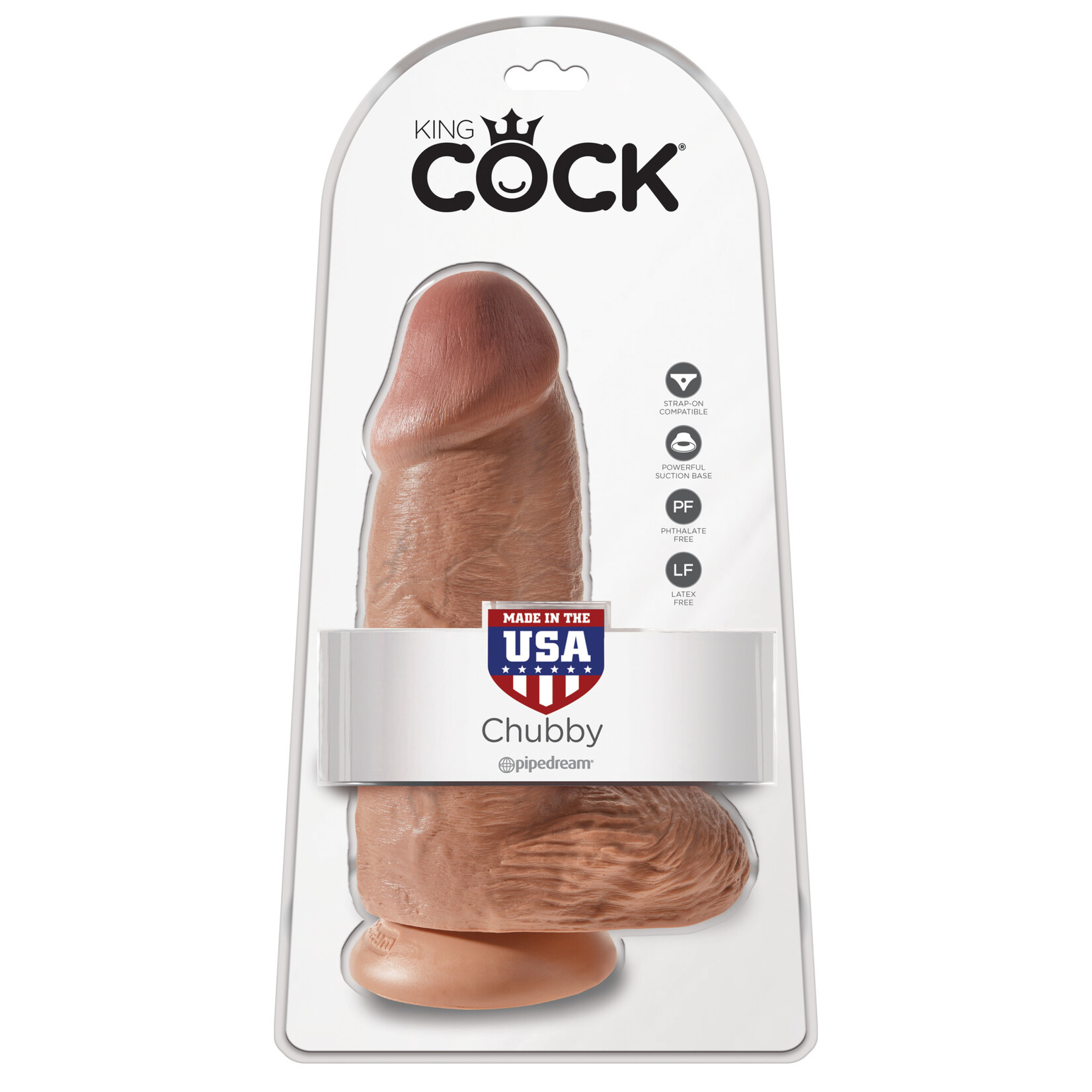 Pipedream King Cock Chubby - Tan