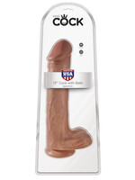Pipedream King Cock 13" Cock With Balls - Tan