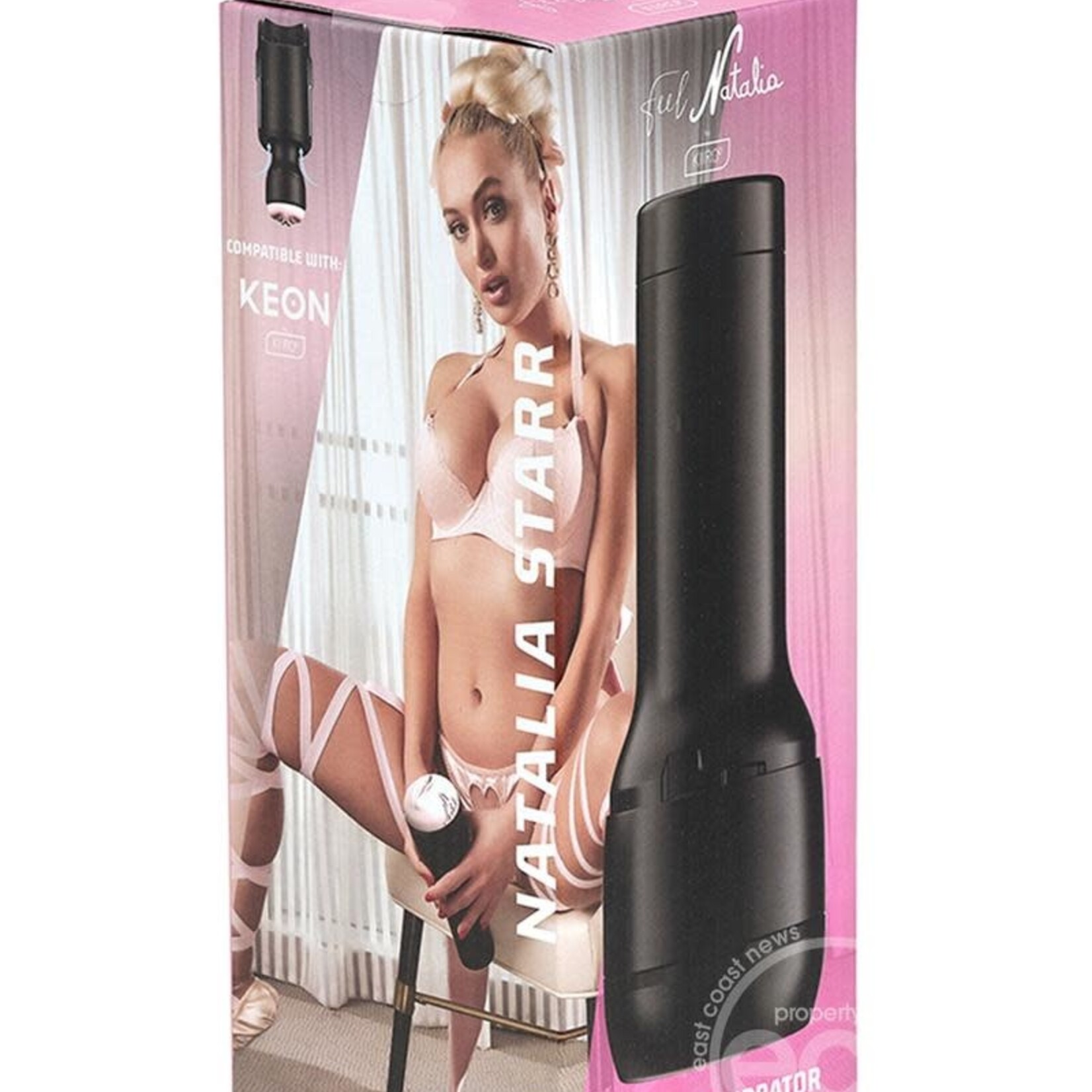 KIIROO Kiiroo Feel Natalia Star Stroker Interactive Pussy Masturbator - Black/Vanilla