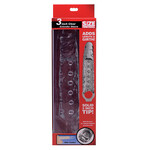 XR Brands Size Matters Size Matters 3 Inch Penis Extender Sleeve Clear 10.75 Inches