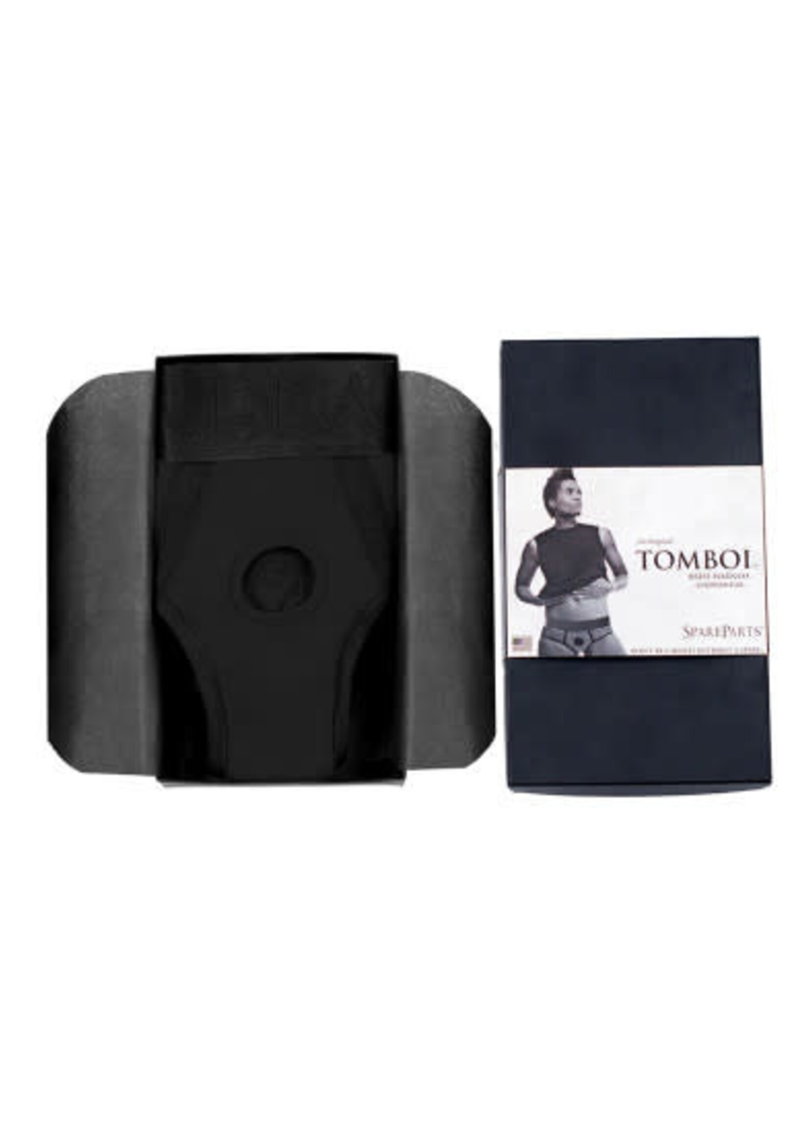 SpareParts SpareParts Tomboi Harness Black/Black Nylon - 5X