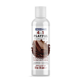 Swiss Navy Swiss Navy 4 in 1 Playful Flavors Chocolate Sensation - 1 oz