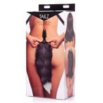 XR Brands Tailz Grey Fox Tail Anal Plug