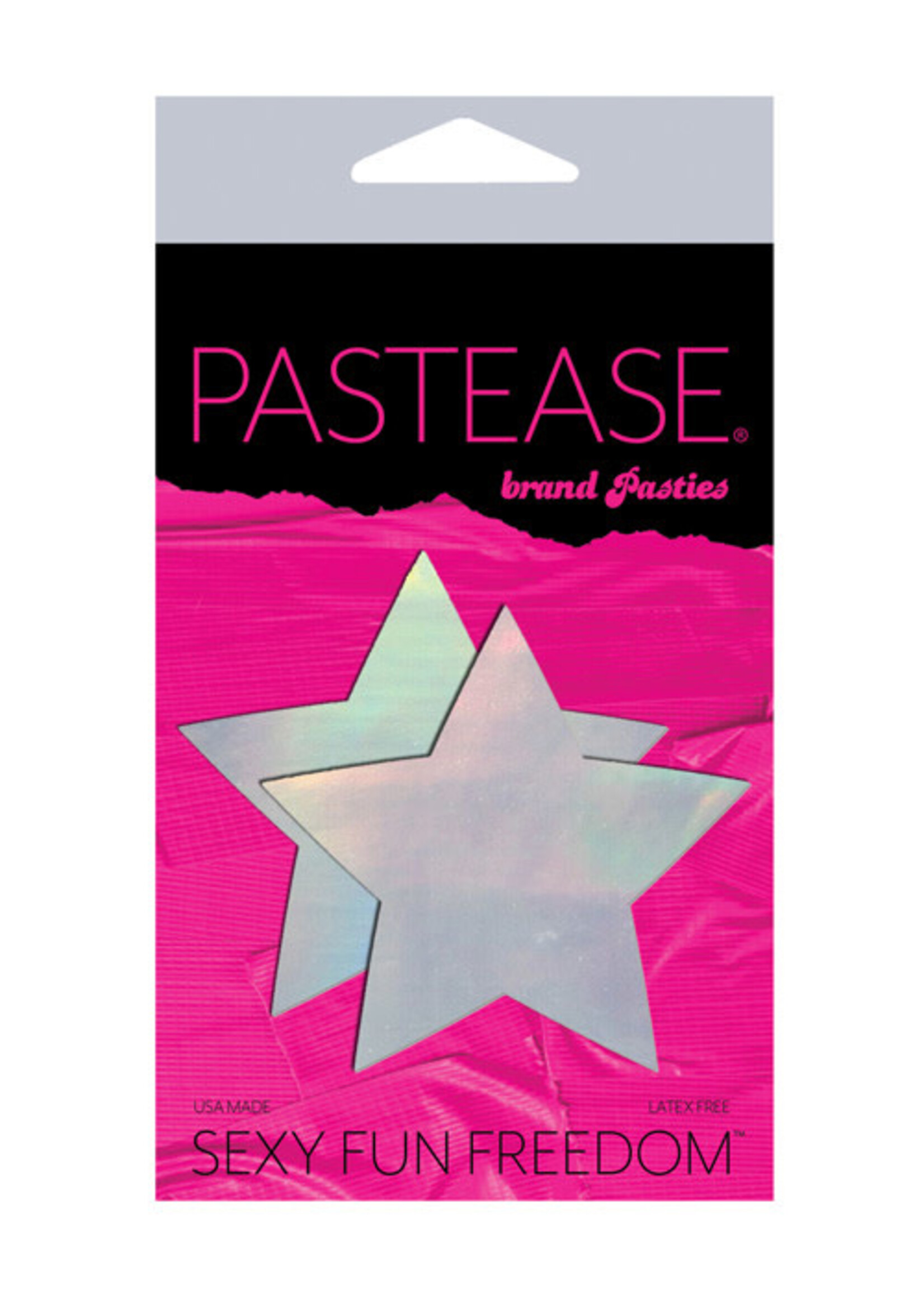 Pastease Pastease Hologram Star - Silver O/S