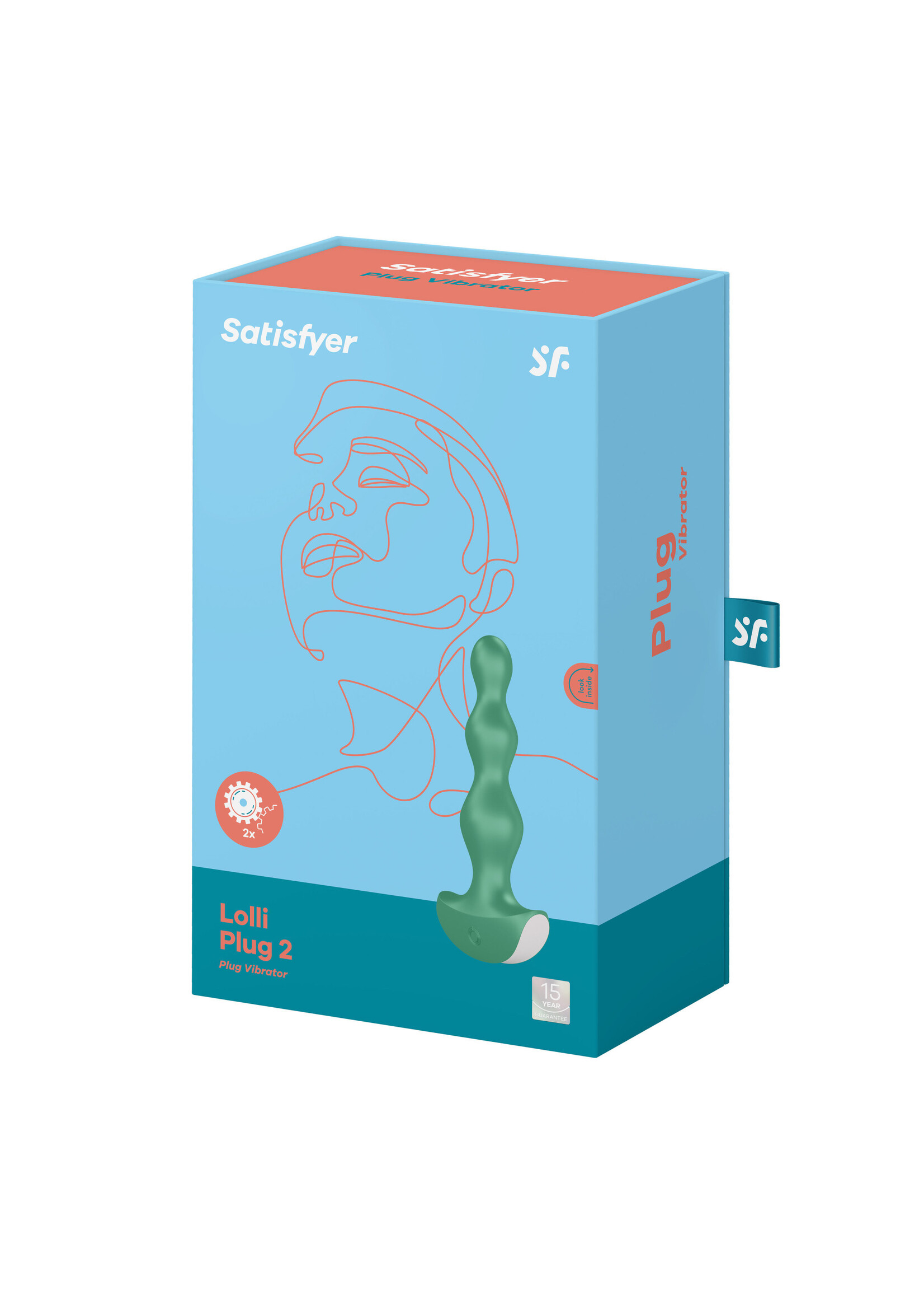 Satisfyer Satisfyer Lolli-Plug 2 Silicone Beaded Anal Plug - Green