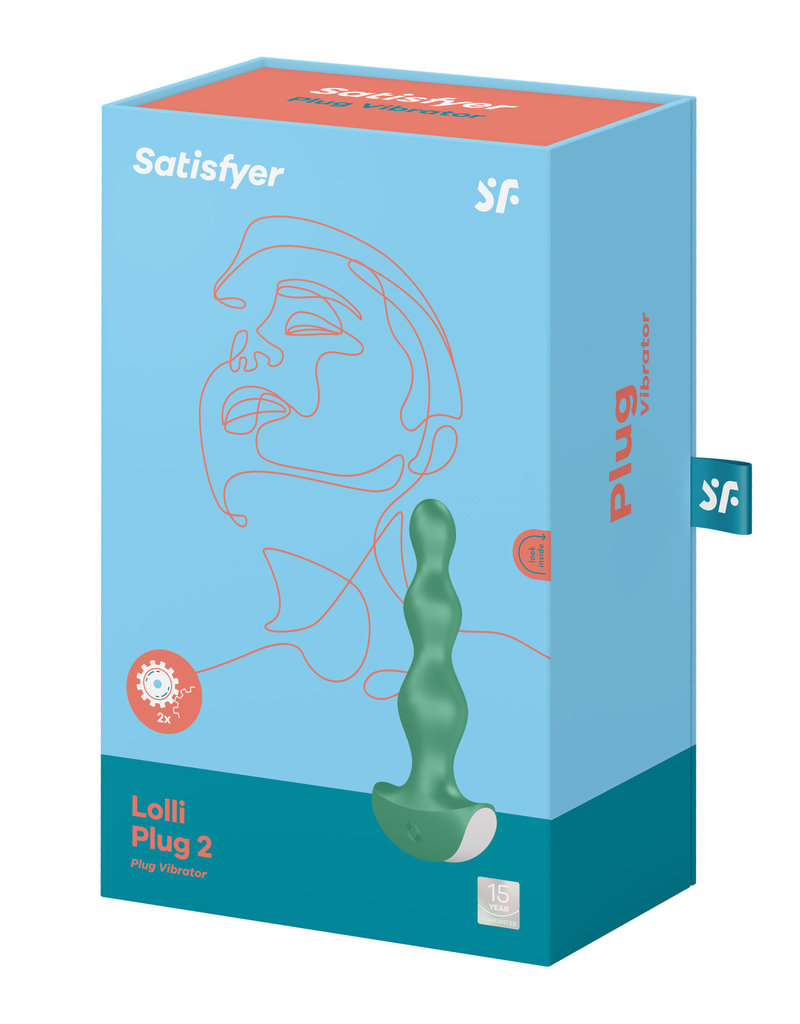 Satisfyer Satisfyer Lolli-Plug 2 Silicone Beaded Anal Plug - Green