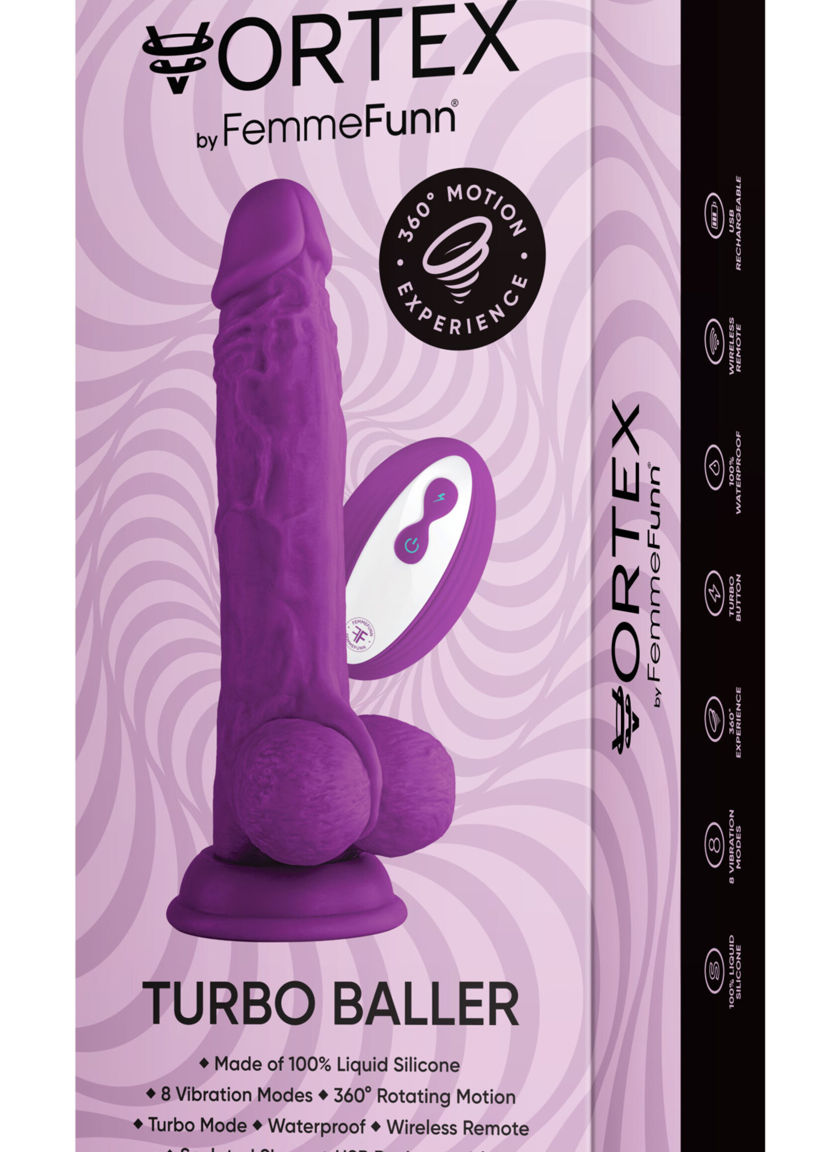 Femme Funn Wireless Turbo Baller 2.0 - Purple