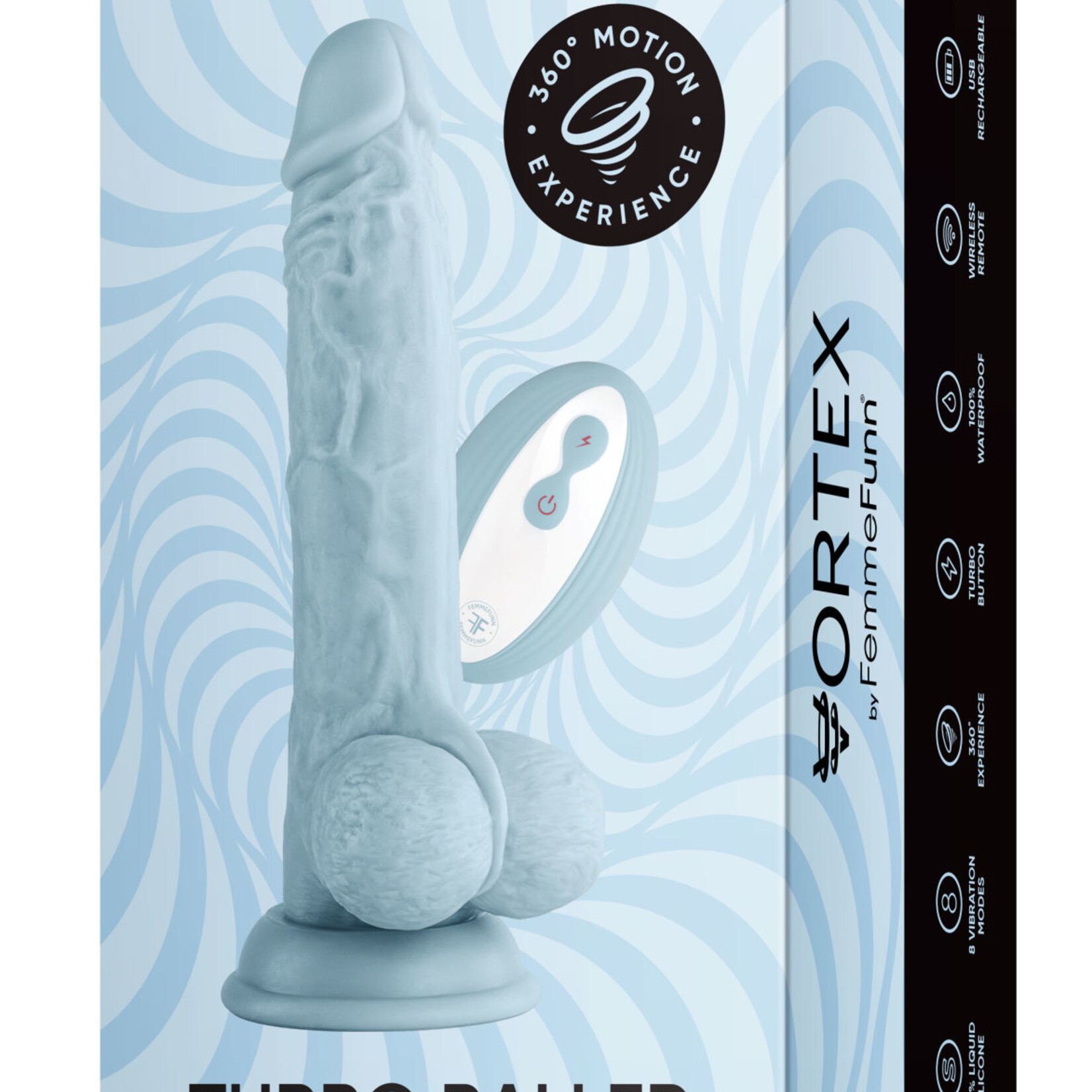 Femme Funn Wireless Turbo Baller 2.0 - Light Blue