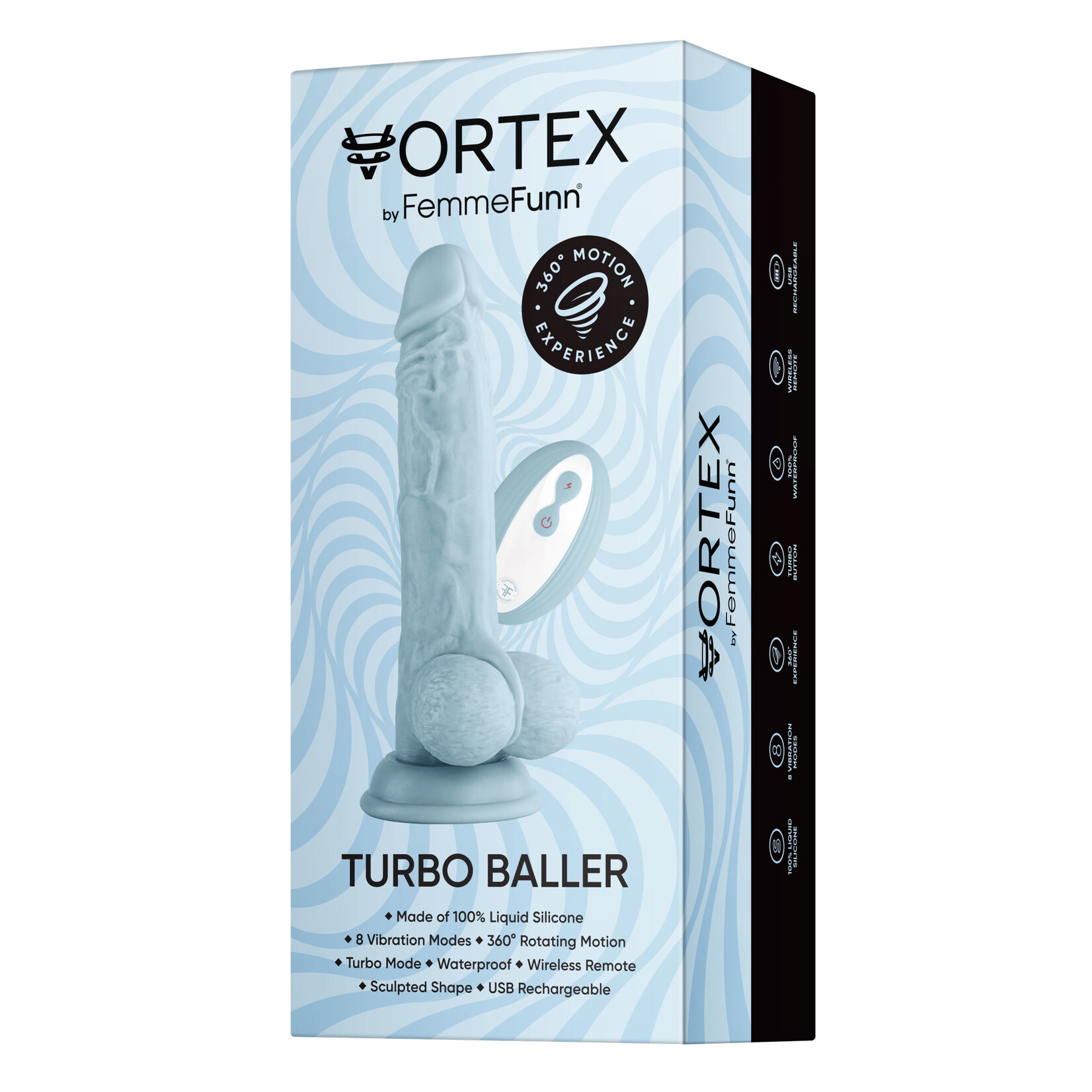 Femme Funn Wireless Turbo Baller 2.0 - Light Blue