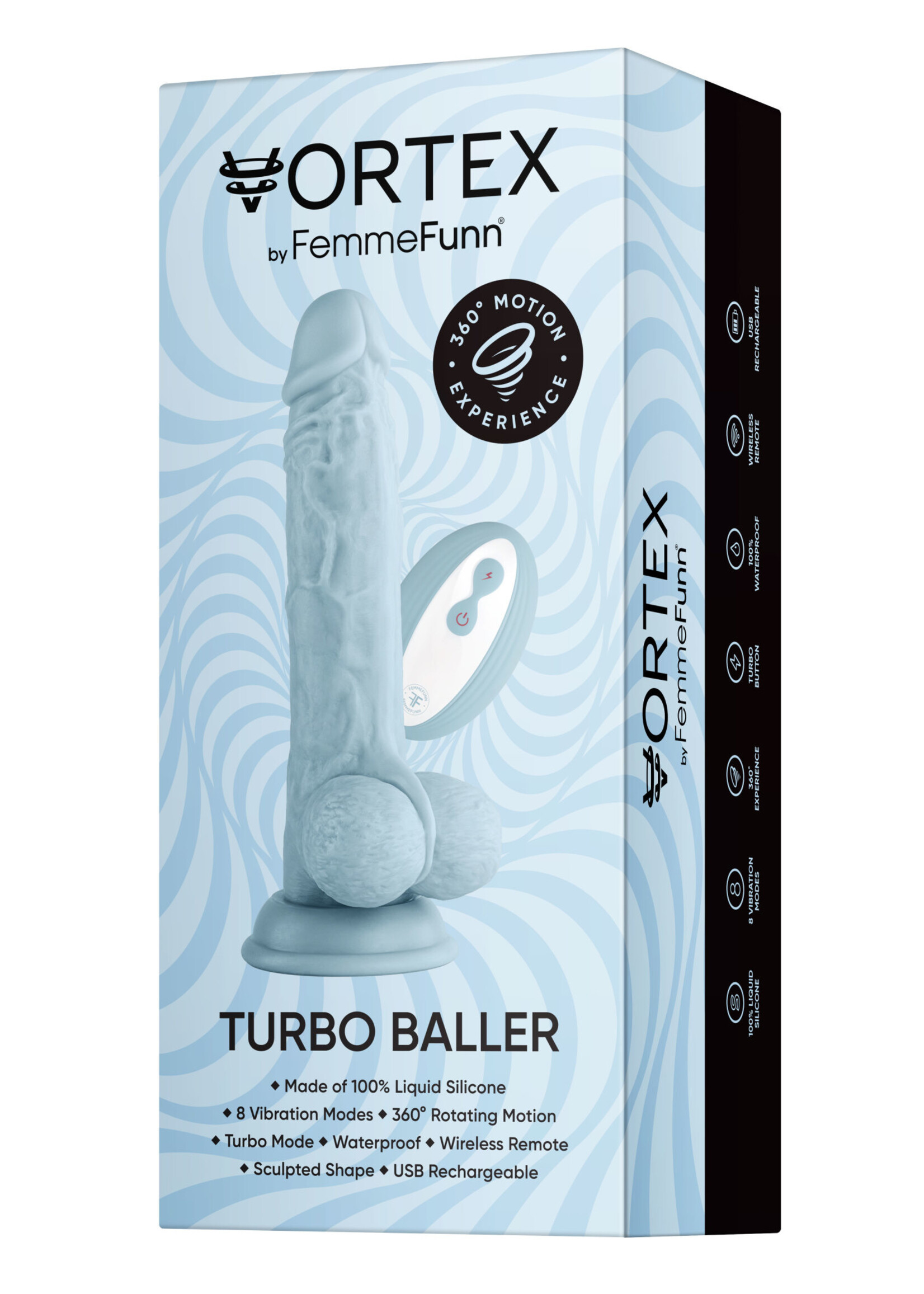 Femme Funn Wireless Turbo Baller 2.0 - Light Blue