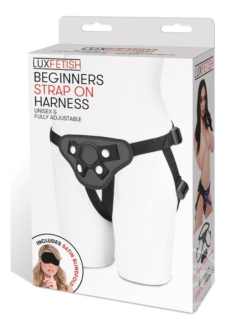 Lux Fetish Lux Fetish Beginners Strap-On Harness Adjustable Black