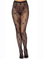Leg Avenue Leg Avenue Celestial Net Tights - O/S - Black