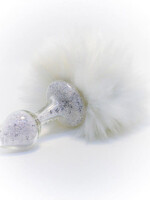 Crystal Delights Crystal Delights Magnetic Sparkle Bunny Tail - White