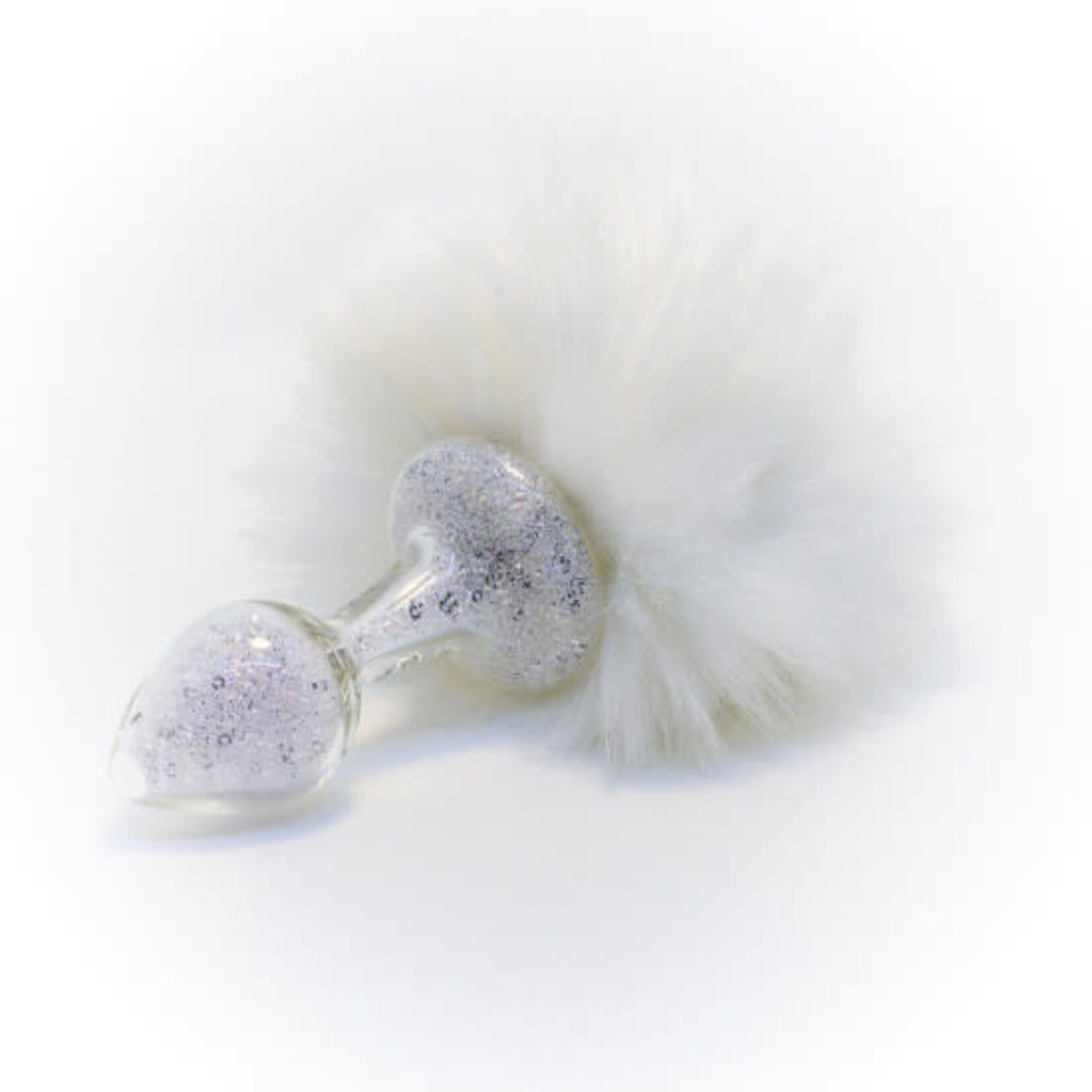 Crystal Delights Crystal Delights Magnetic Sparkle Bunny Tail - White