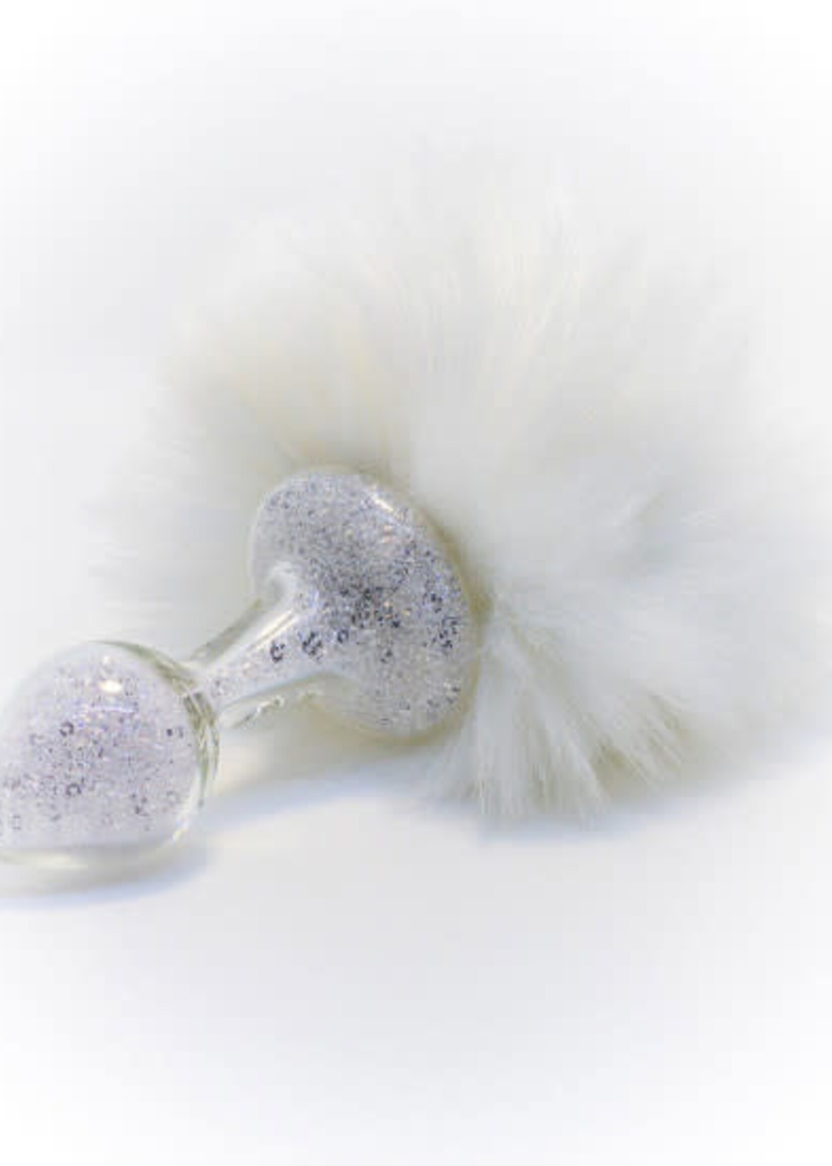 Crystal Delights Crystal Delights Magnetic Sparkle Bunny Tail - White