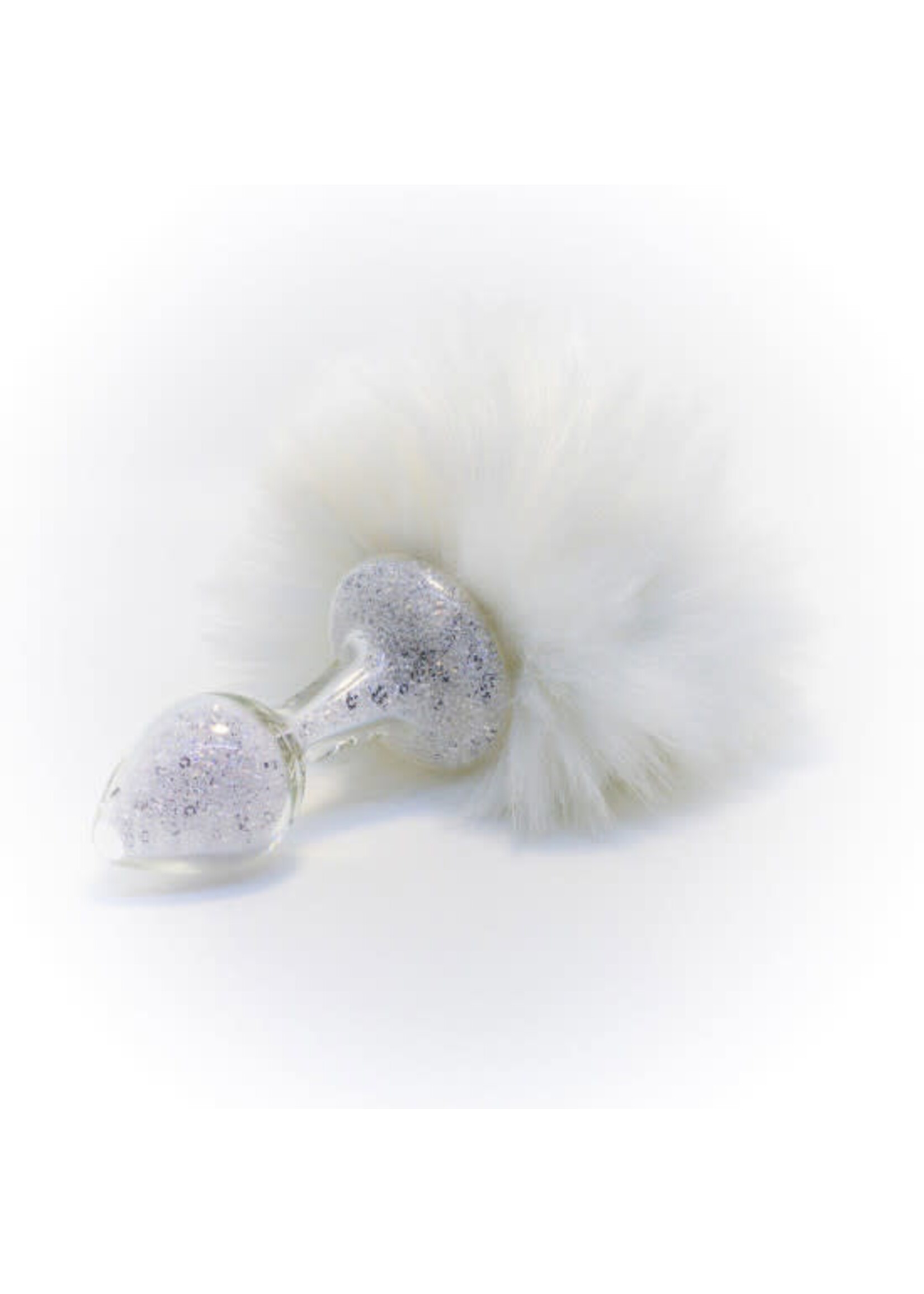 Crystal Delights Crystal Delights Magnetic Sparkle Bunny Tail - White