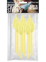 HOTT PRODUCTS Pussy Straws - Glow in the Dark