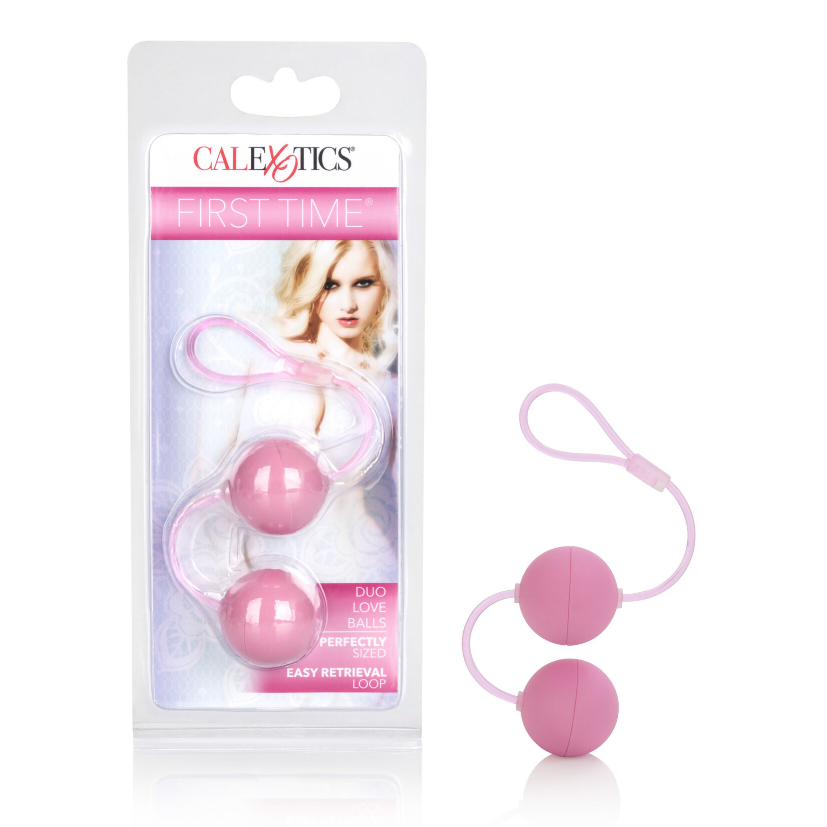 California Exotic Novelties First Time Love Balls Duo Lovers - Pink