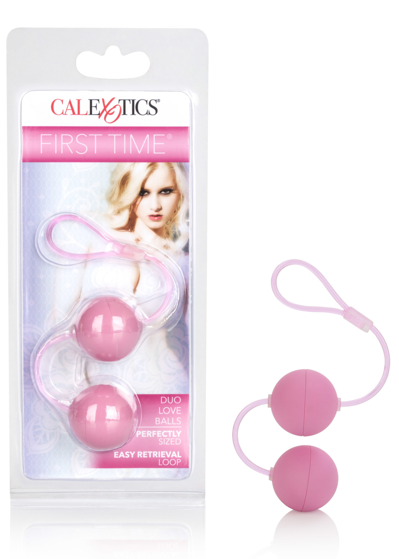 California Exotic Novelties First Time Love Balls Duo Lovers - Pink