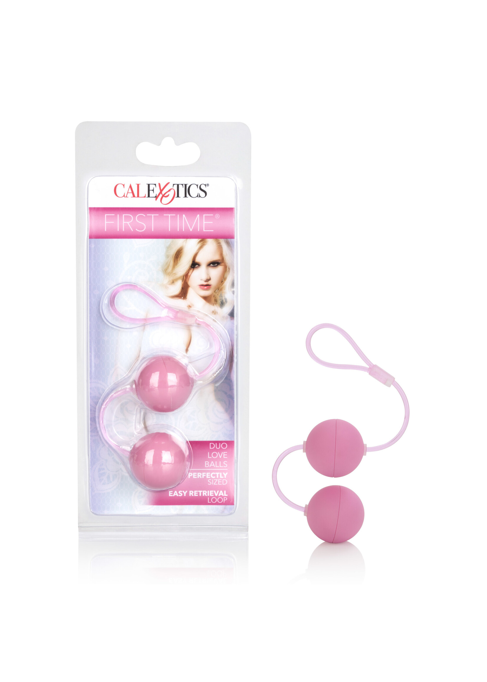 California Exotic Novelties First Time Love Balls Duo Lovers - Pink