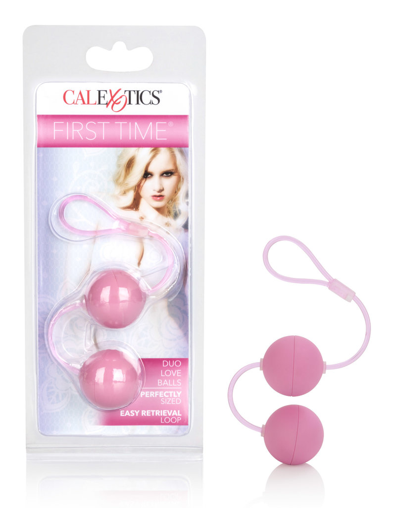 California Exotic Novelties First Time Love Balls Duo Lovers - Pink