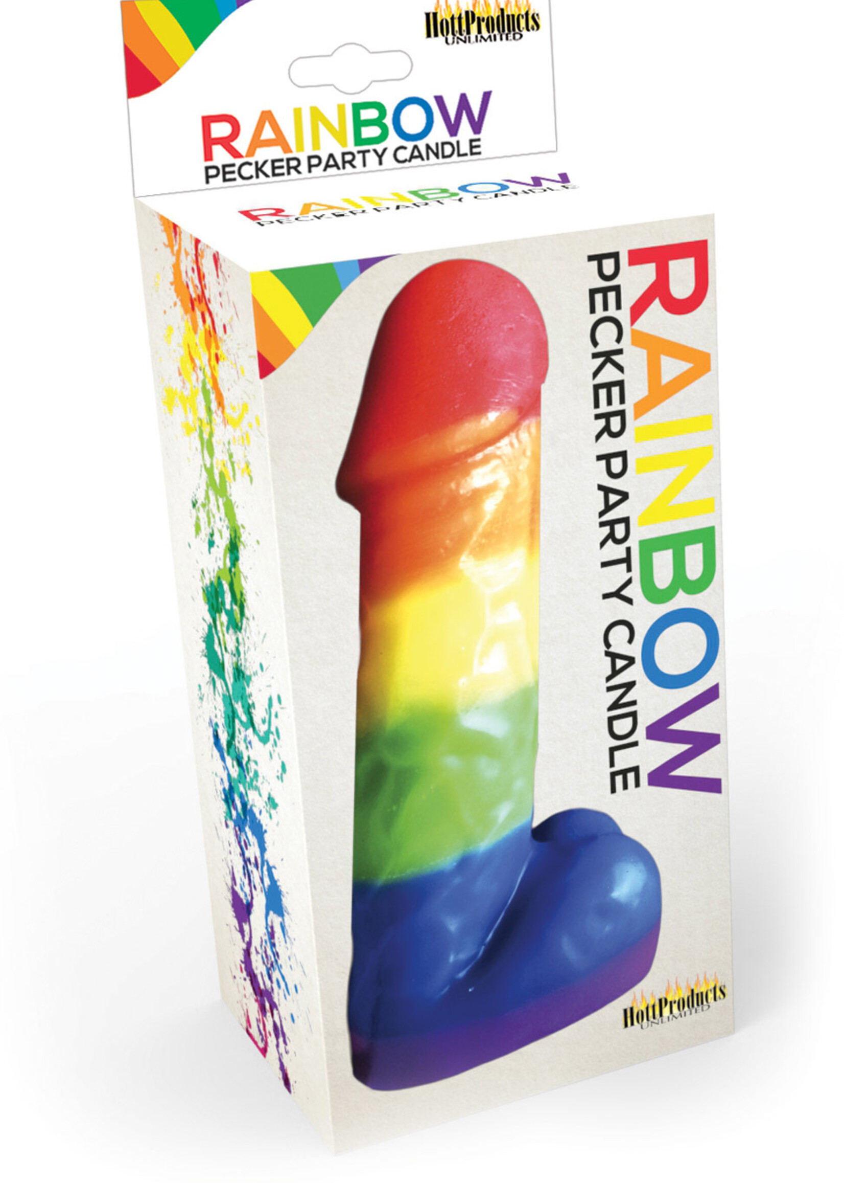 HOTT PRODUCTS Rainbow Pecker Party Candle 7