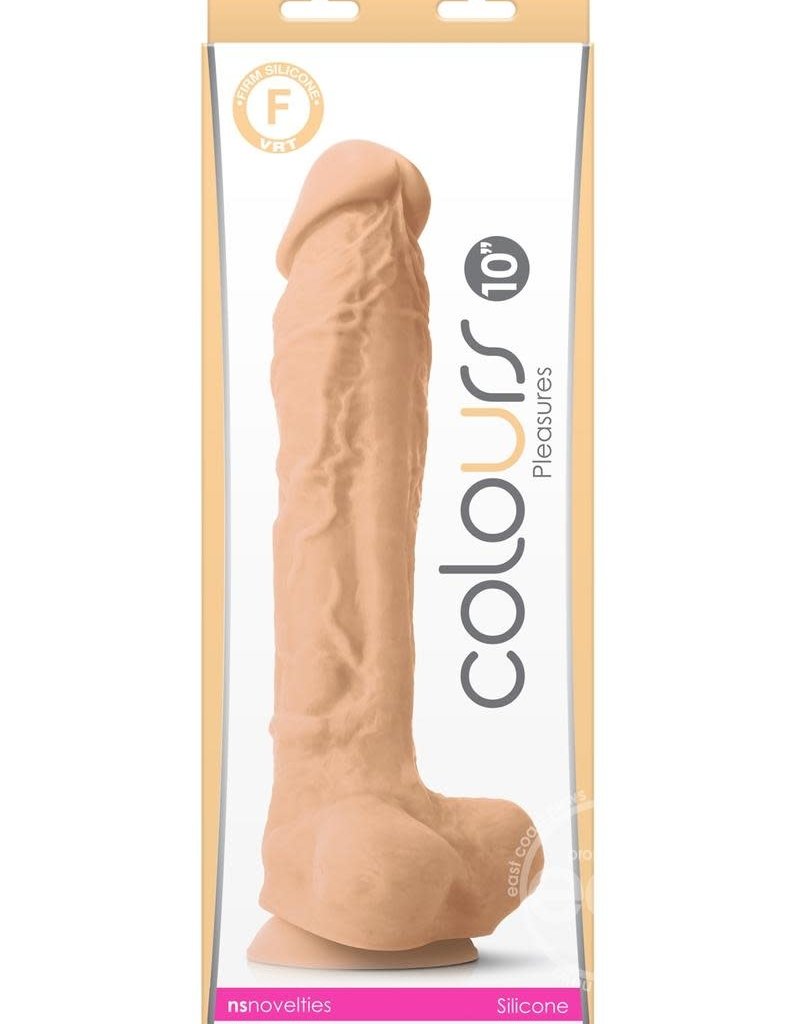 nsnovelties Colours Pleasures Silicone Dildo 10in