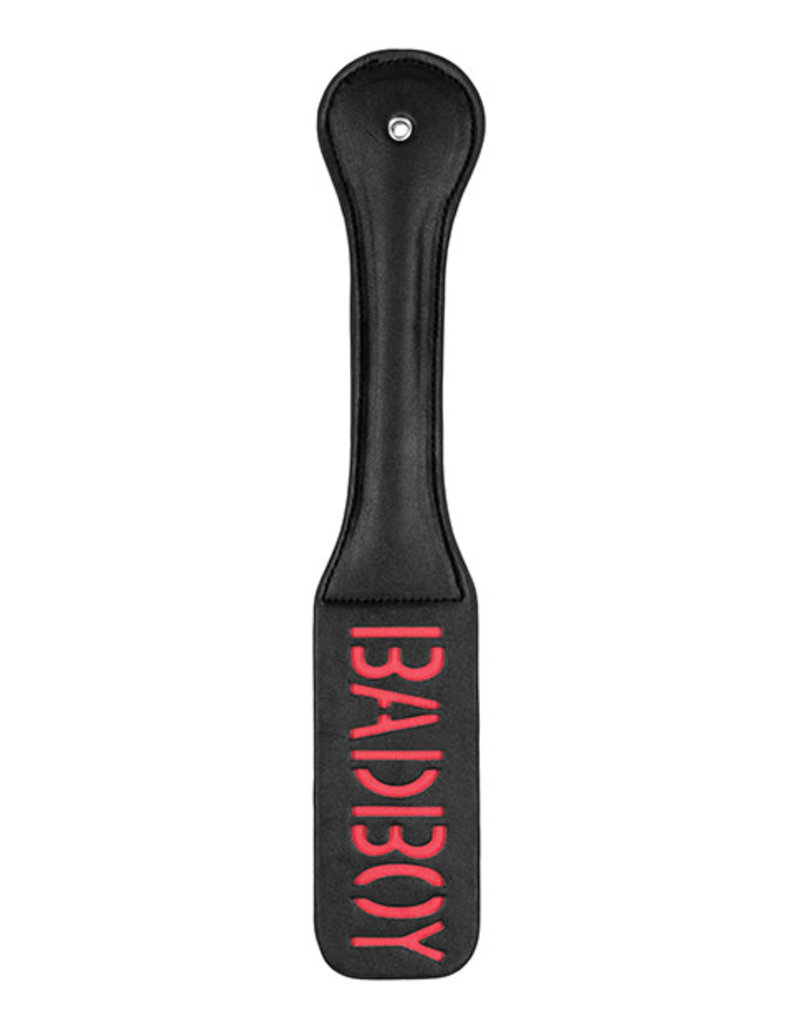 Shots Ouch! Shots Ouch Bad Boy Paddle - Black