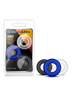 Blush Novelties Stay Hard Donut Rings - 3 Pack