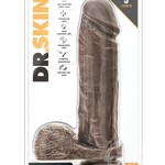 Blush Novelties Dr. Skin - Mr. Magic - 9 Inch Dildo - Chocolate