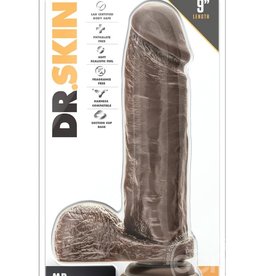 Blush Novelties Dr. Skin - Mr. Magic - 9 Inch Dildo - Chocolate