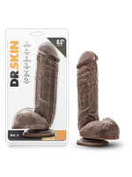 Blush Novelties Dr. Skin - Mr. D - 8.5 Inch Dildo - Chocolate