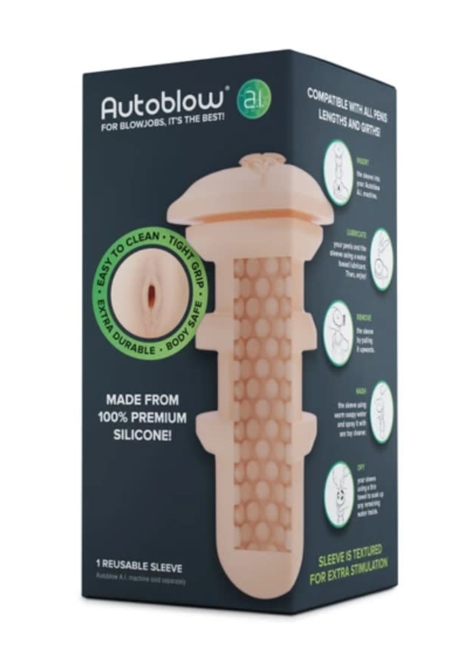 Autoblow Autoblow AI Replacement Sleeve - Vagina
