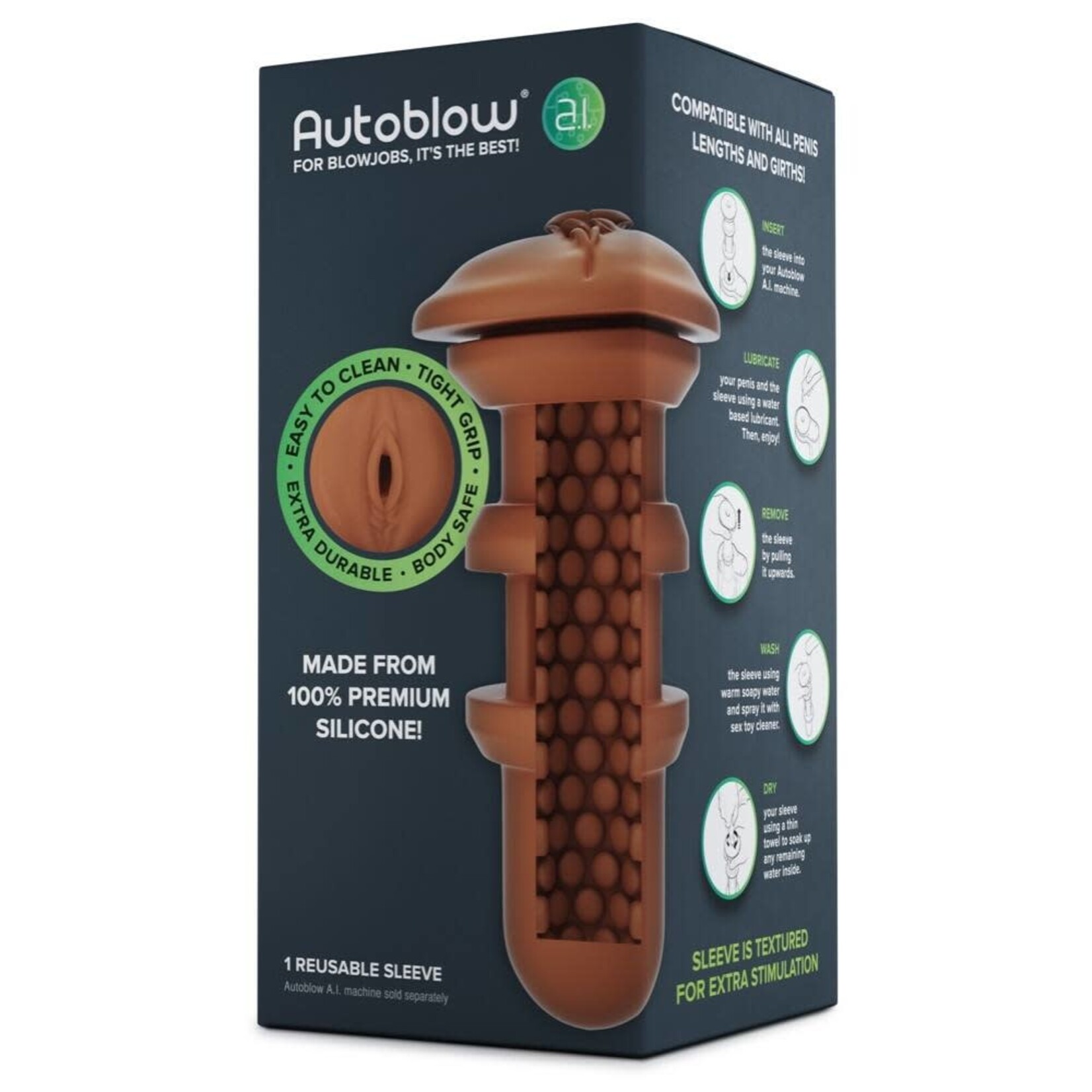 Autoblow Autoblow AI Replacement Sleeve - Vagina