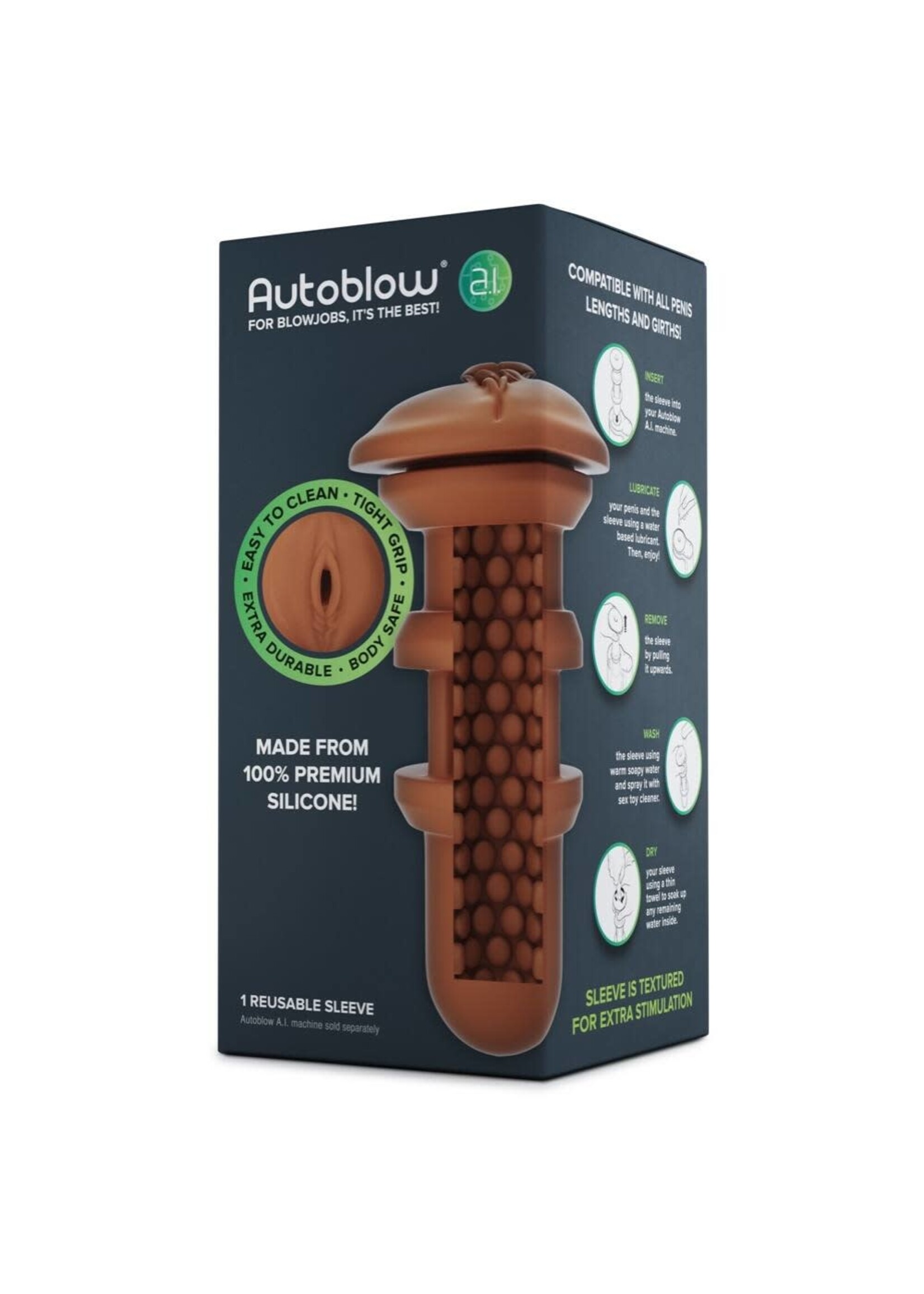 Autoblow Autoblow AI Replacement Sleeve - Vagina