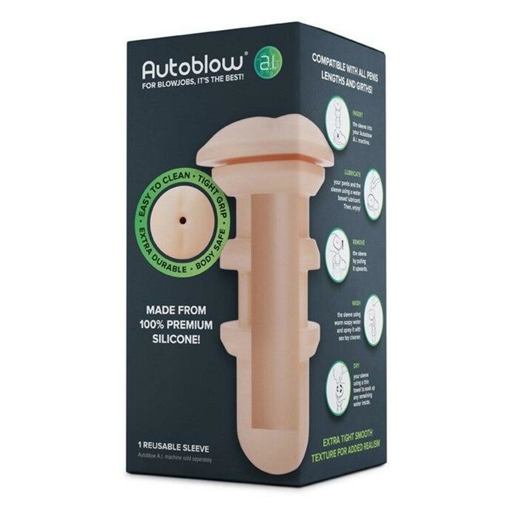 Autoblow Autoblow AI Replacement Sleeve - Anus