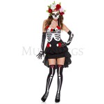Music Legs Mrs. Muerte 4PC Costume