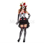 Music Legs Mrs. Muerte 4PC Costume
