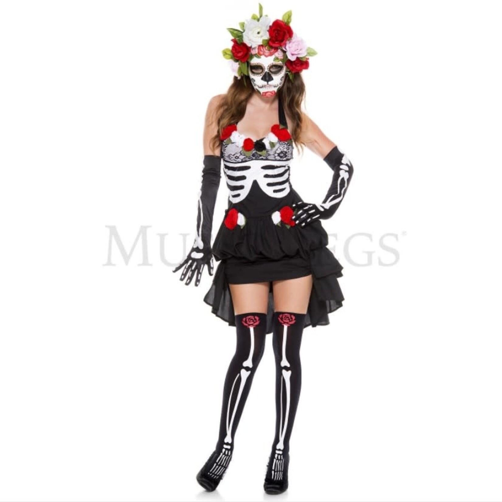 Music Legs Mrs. Muerte 4PC Costume