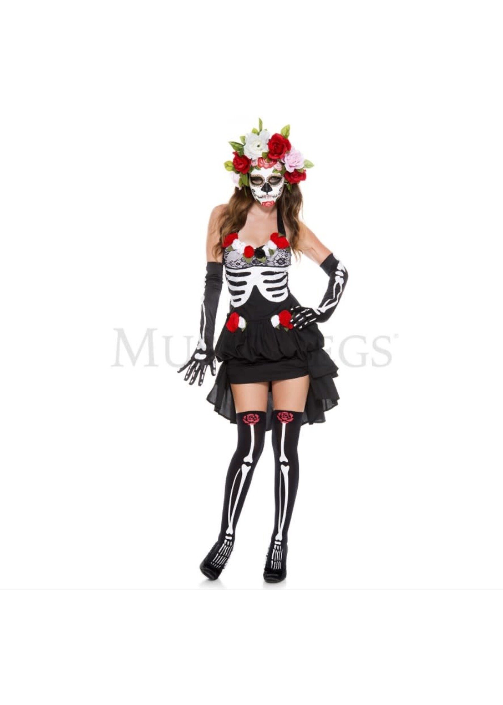 Music Legs Mrs. Muerte 4PC Costume